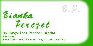 bianka perczel business card